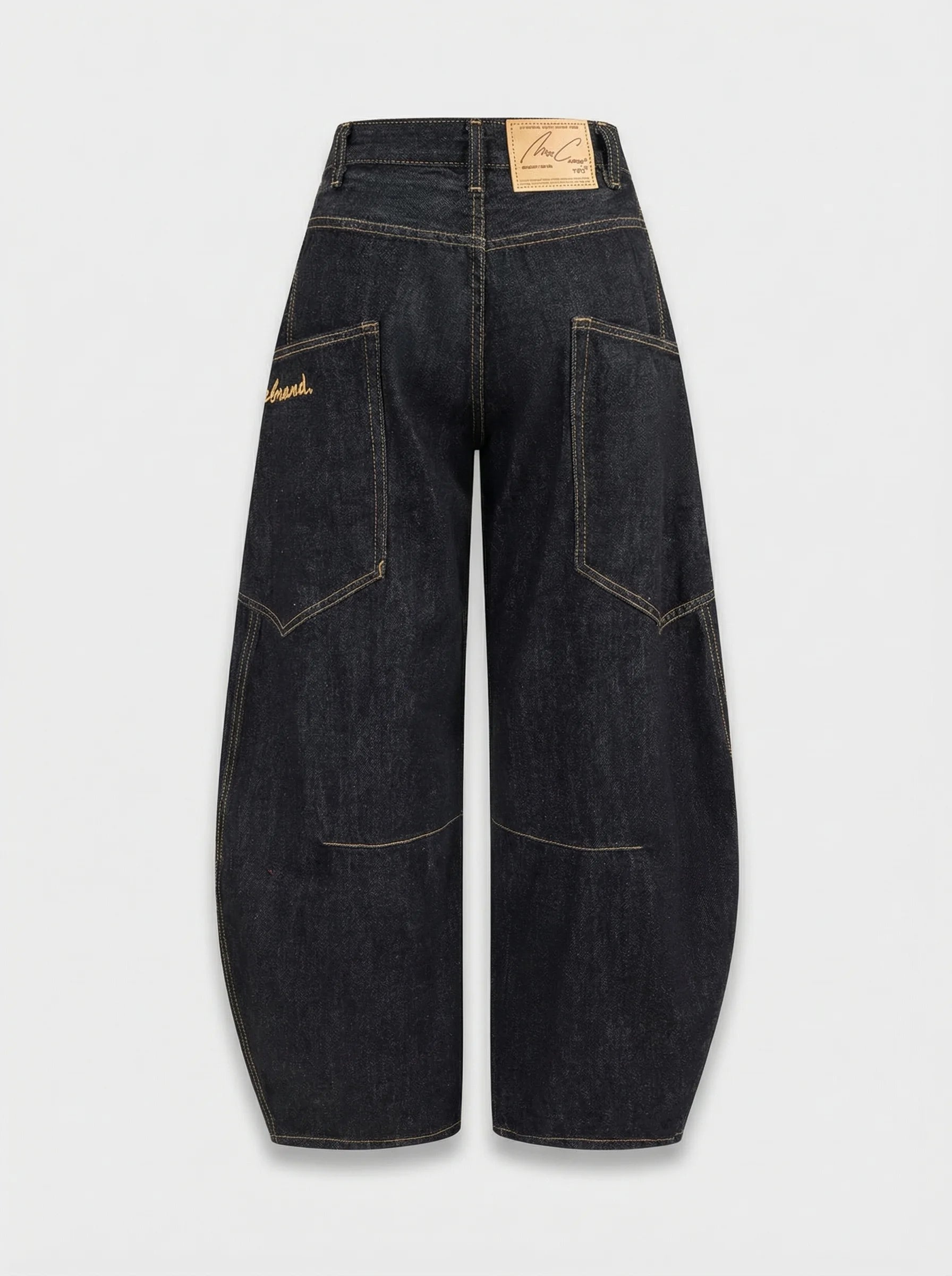 Dames Barrel Jeans | Hoge Taille Wijde Pijpen Relaxed Pasvorm