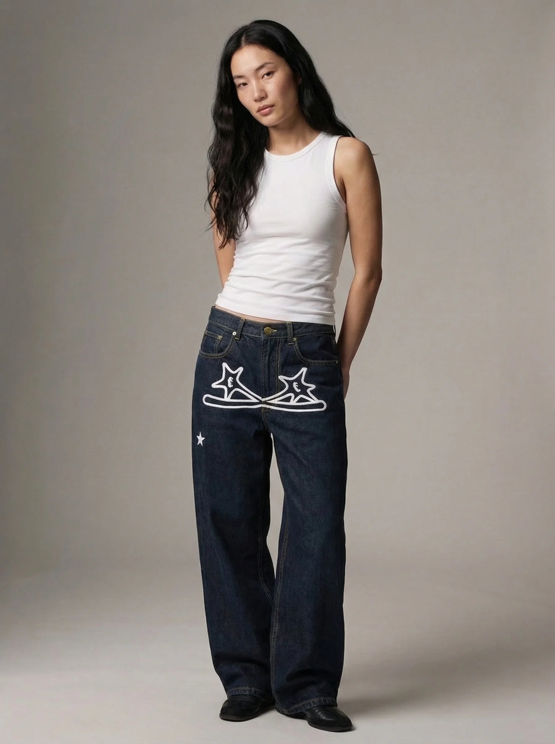 Dames Barrel Jeans | Hoge Taille Losse Pasvorm Streetwear Stijl
