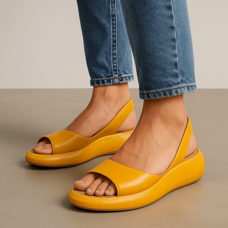 Dames Sandalen | Open Teen | Instap | Minimalistische Zomerstijl | Zomer