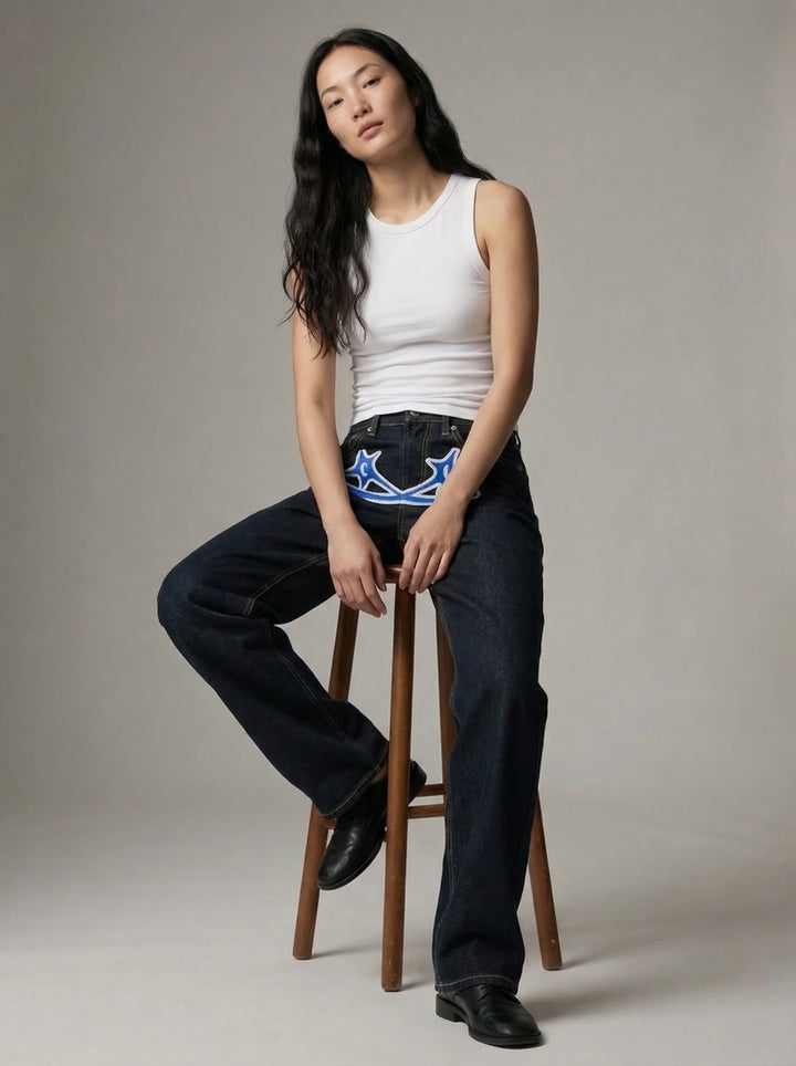 Dames Barrel Jeans | Hoge Taille Losse Pasvorm Streetwear Stijl