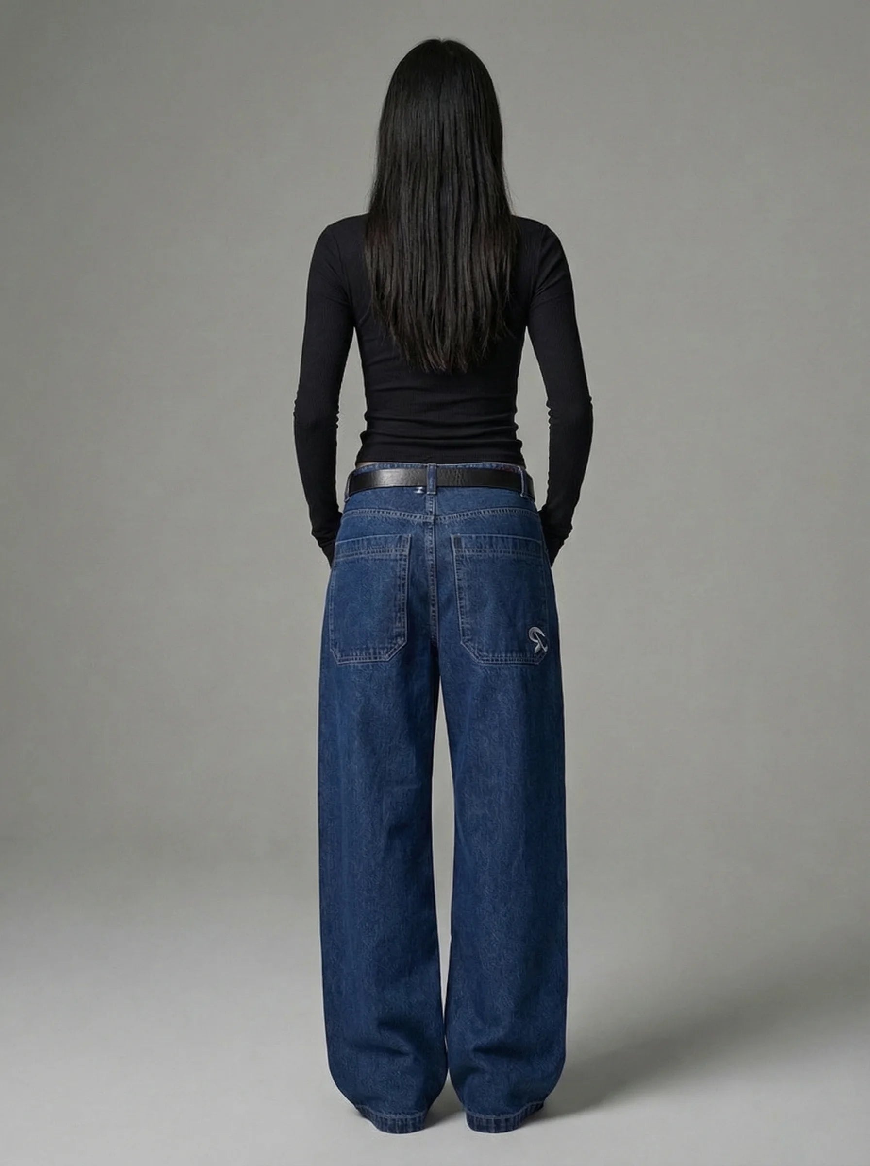 Dames Wide Leg Jeans | Lage Taille Losse Pasvorm Casual Streetwear
