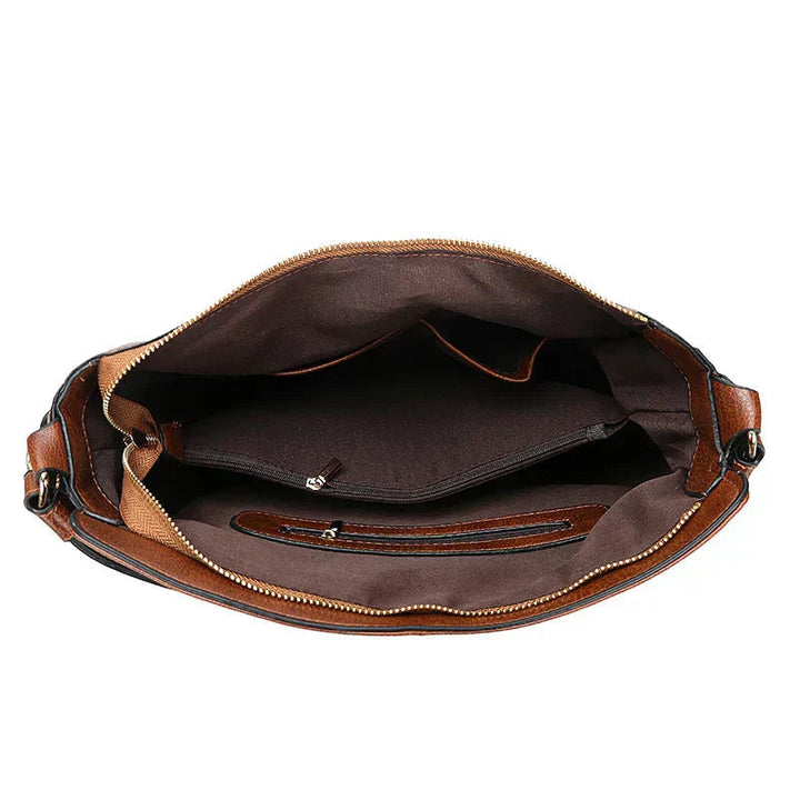 Dames Casual Retro Schoudertas - Zachte Structuur