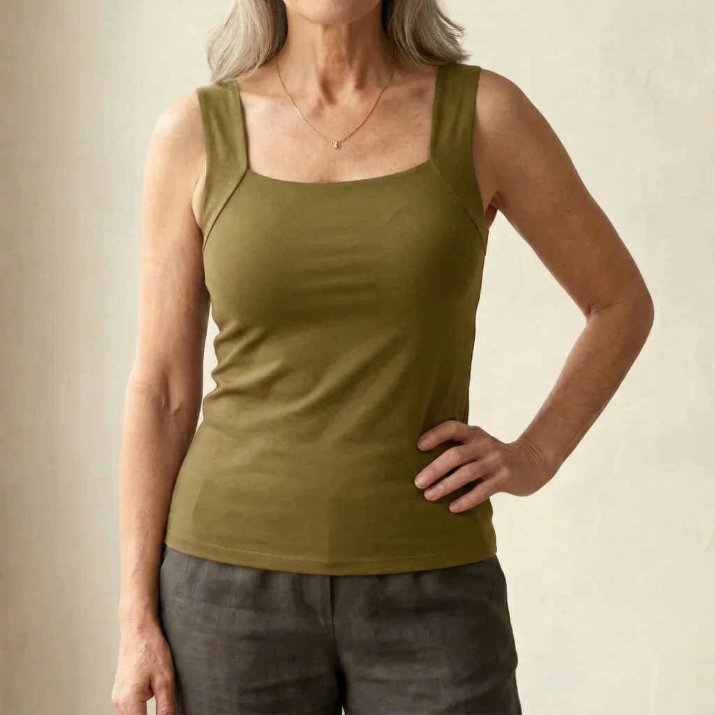 Dames comfort bra tanktop - zomerse stijl - Groen