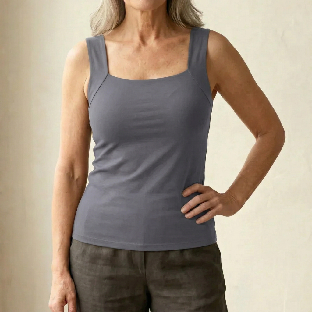 Dames comfort bra tanktop - zomerse stijl - Taupe