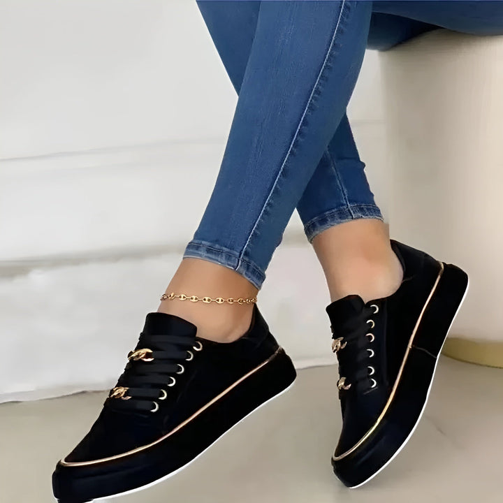 Dames Comfort Slip-On Sneakers - Klassieke Elegantie