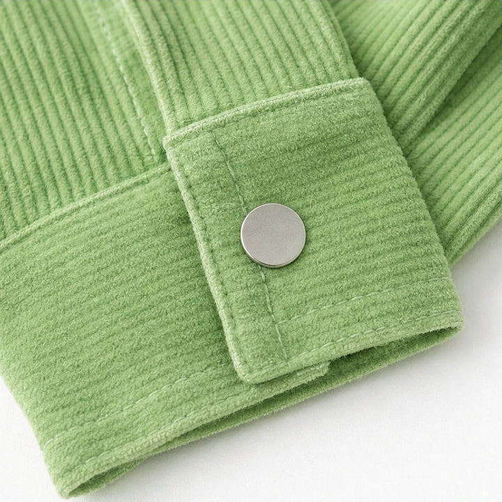 Dames Corduroy Overhemd - Relaxed Fit met Druppelschouders