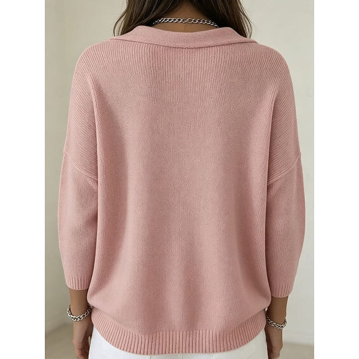 Dames Cowl-Neck Trui - Elegante Gebreide Stijl