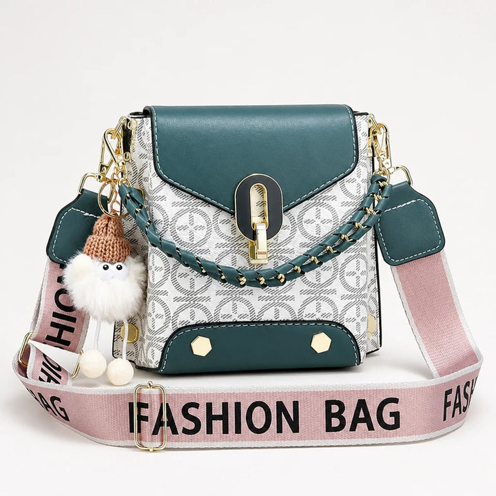 Dames Crossbody Tas in tealblauw, Compact Design