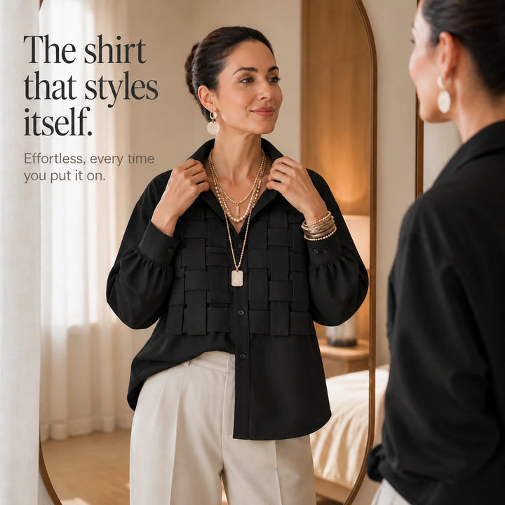 Dames geruite blouse lange mouwen - Relaxed fit