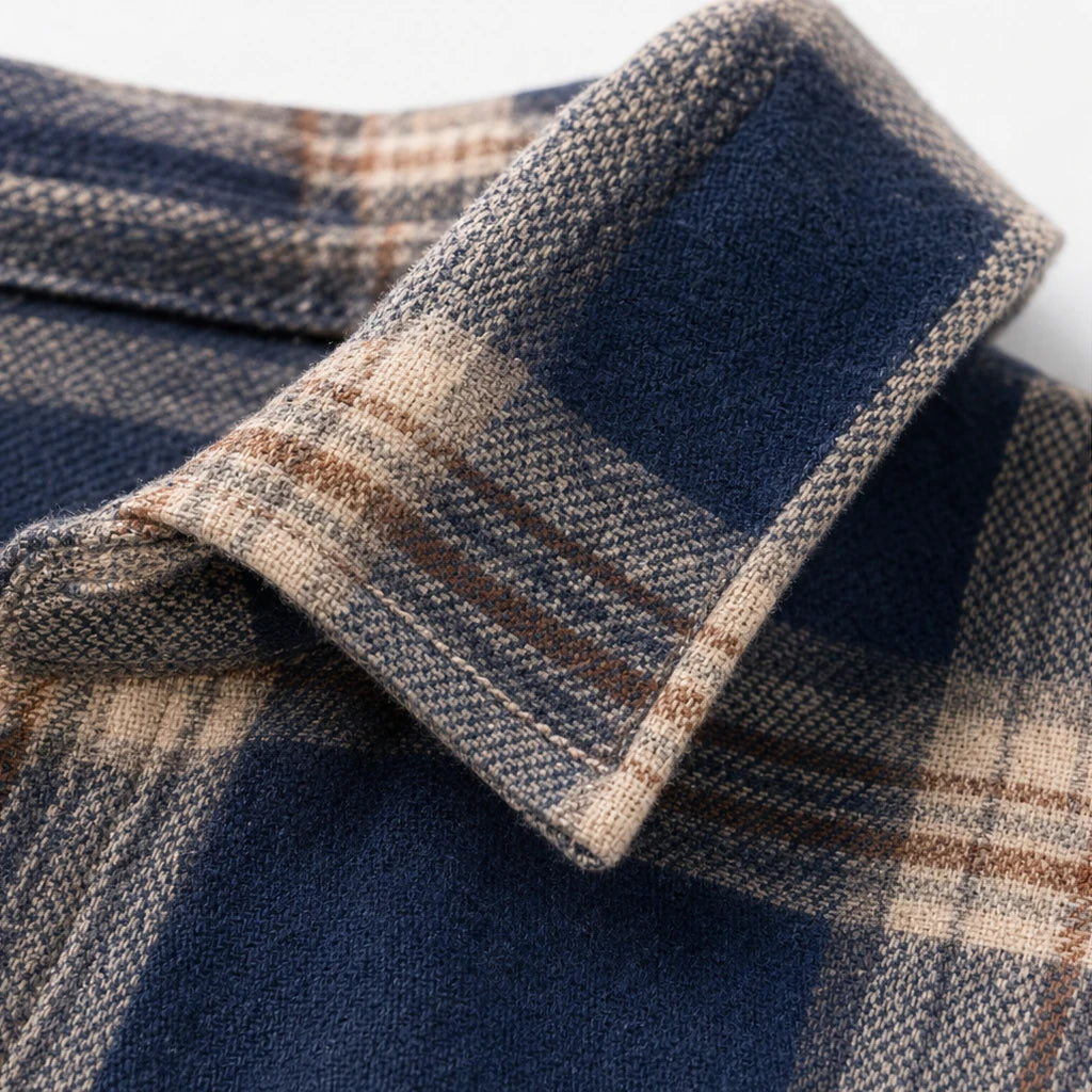 Dames Geruite Blouse met Knopen - Casual Oversized Fit