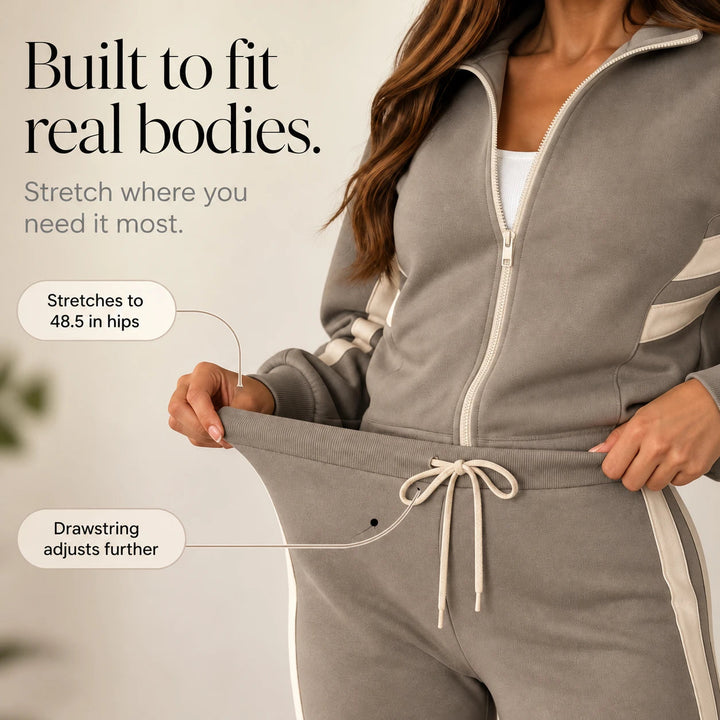 Dames Gestreepte Loungewear Set - Comfortabel Tweedelig