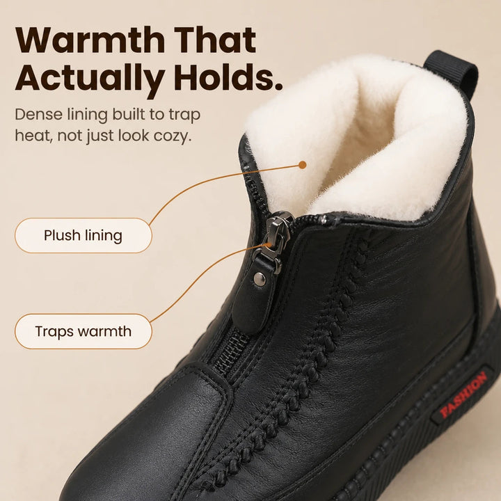 Dames gevoerde ritslaars enkelhoog - Warm en comfortabel