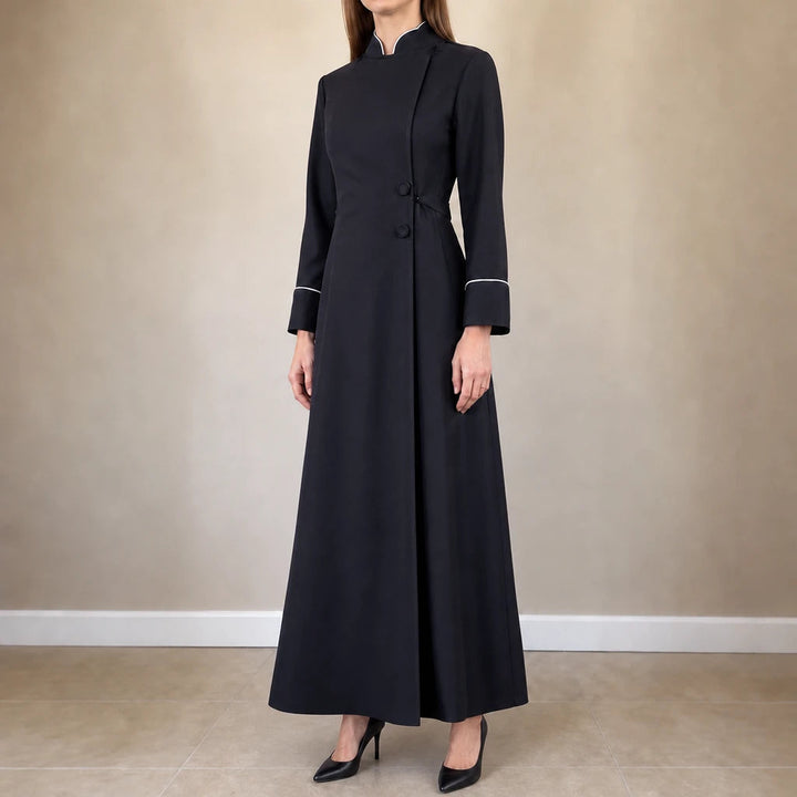Dames Gewaad met Opstaande Kraag - Elegante Liturgische Jurk