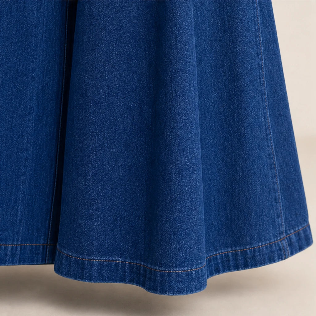 Dames High-Waist Wide-Leg Jeans - Rechte Pasvorm
