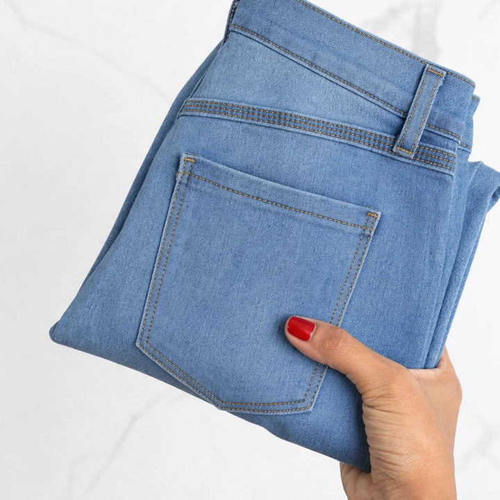 Dames High-Waisted Stretch Skinny Jeans - Klassieke Pasvorm