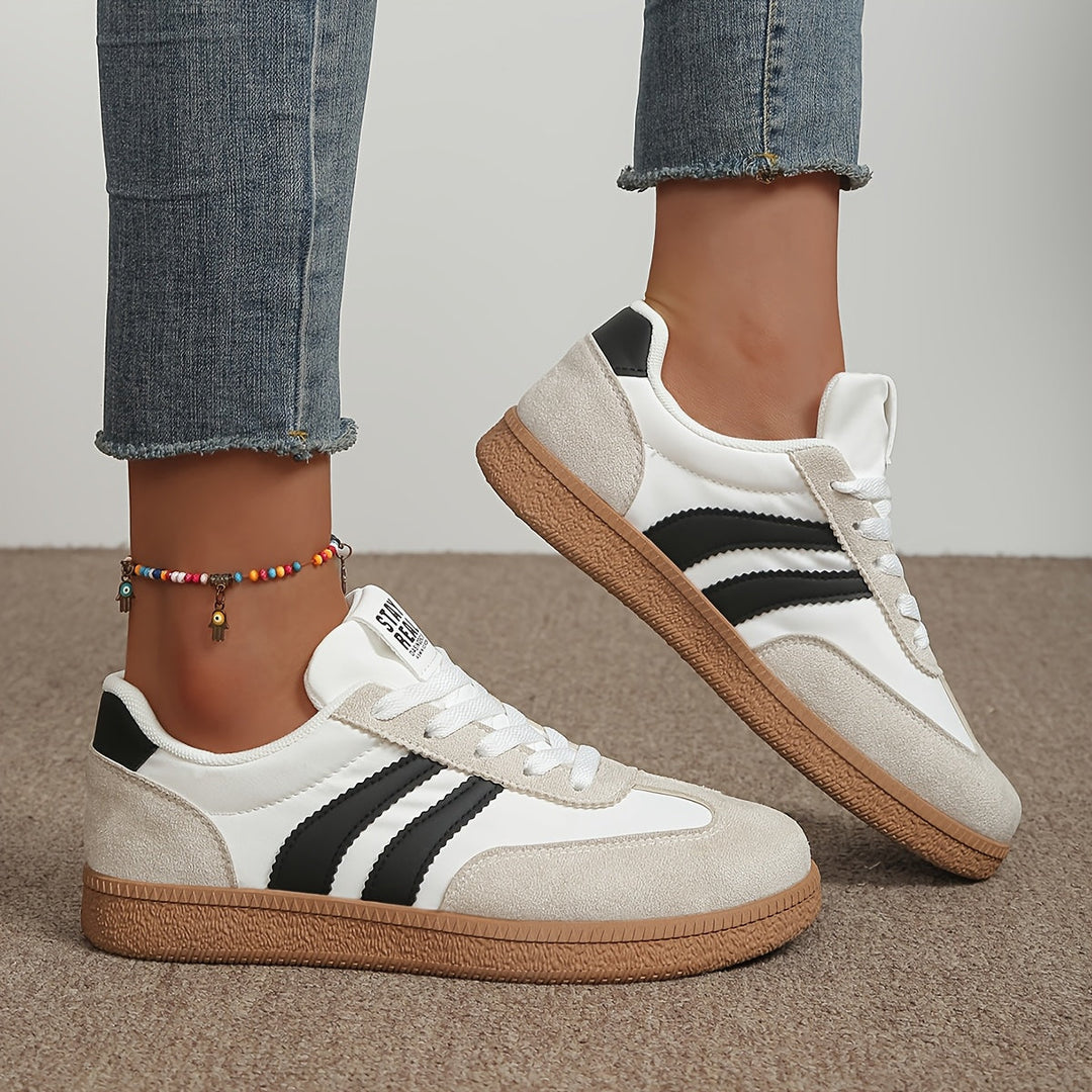 Dames Klassieke Vetersneakers - Wit