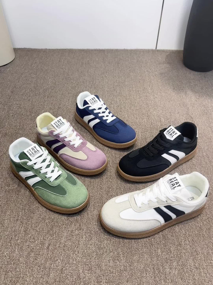 Dames Klassieke Vetersneakers - Wit