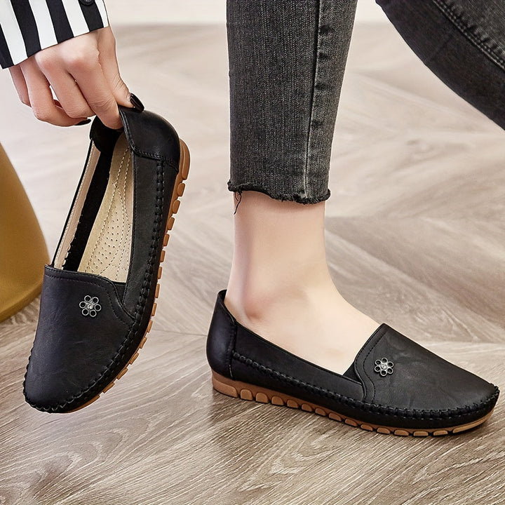 Dames loafers slip-on - comfortabele dagelijkse elegantie