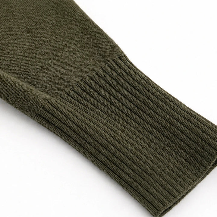 Dames Maxi Jurk met Hoge Hals en Zakken - Comfortabel