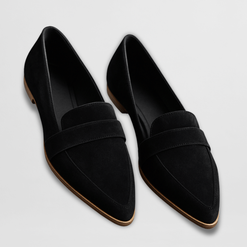 Dames Orthopedische Suède Loafers - Comfort voor Elke Dag - Zwart