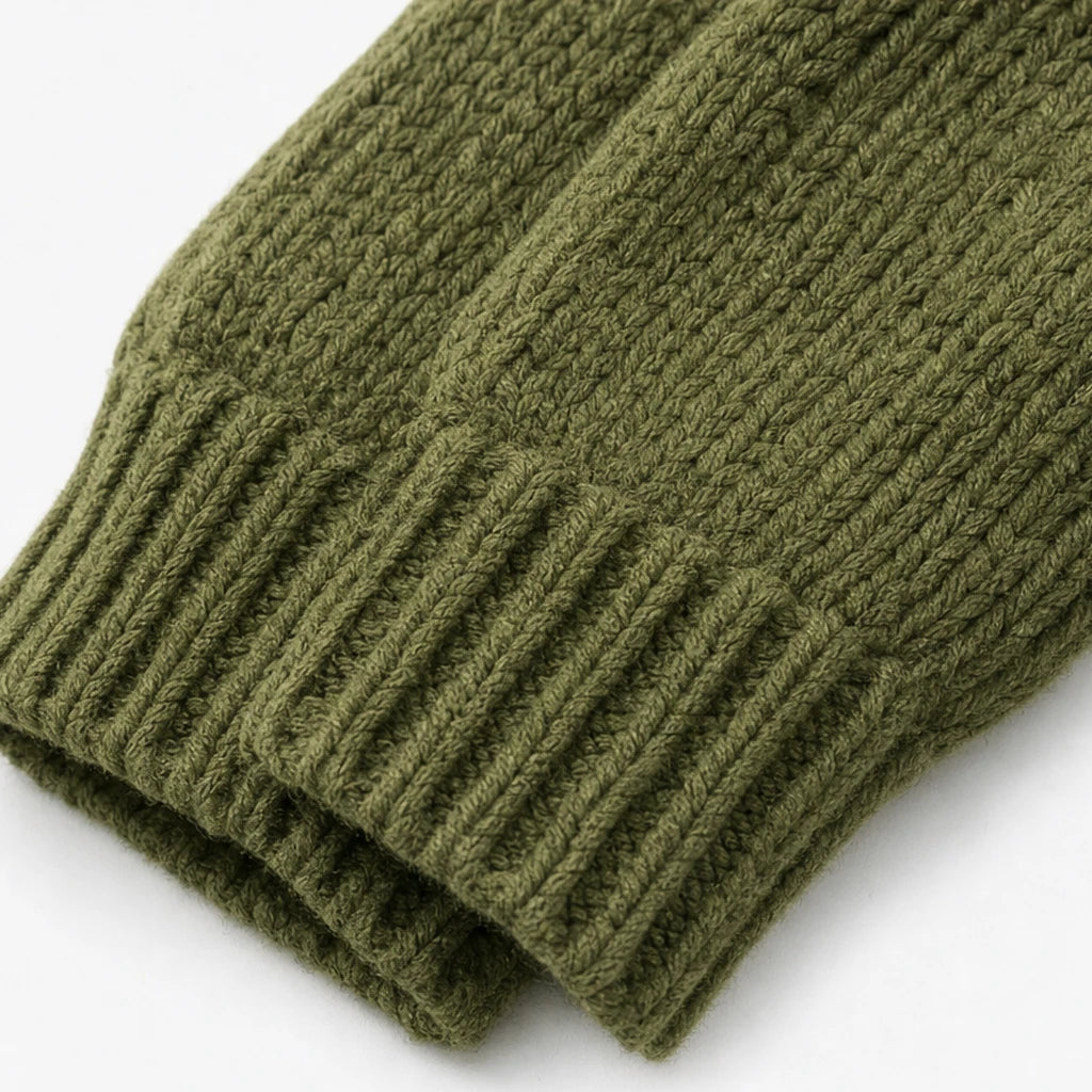 Dames Oversized Kabelgebreide Lange Cardigan - Gezellig
