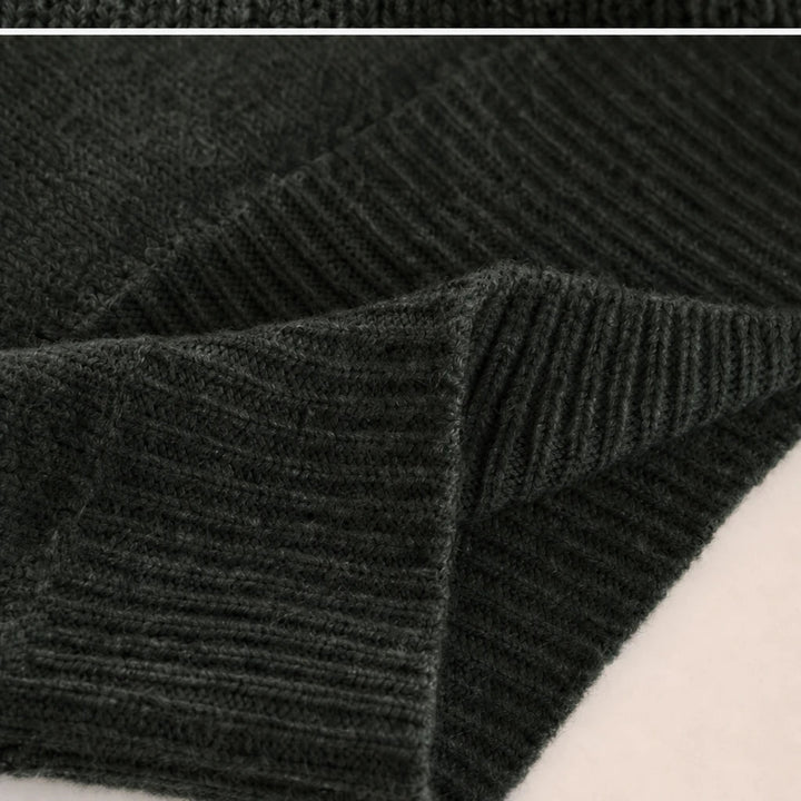 Dames oversized V-hals gebreide trui - Zacht en soepel