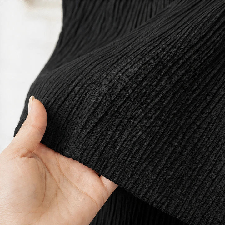 Dames Plissé Peplum Bloemenkant Pak - Elegant Tweedelig