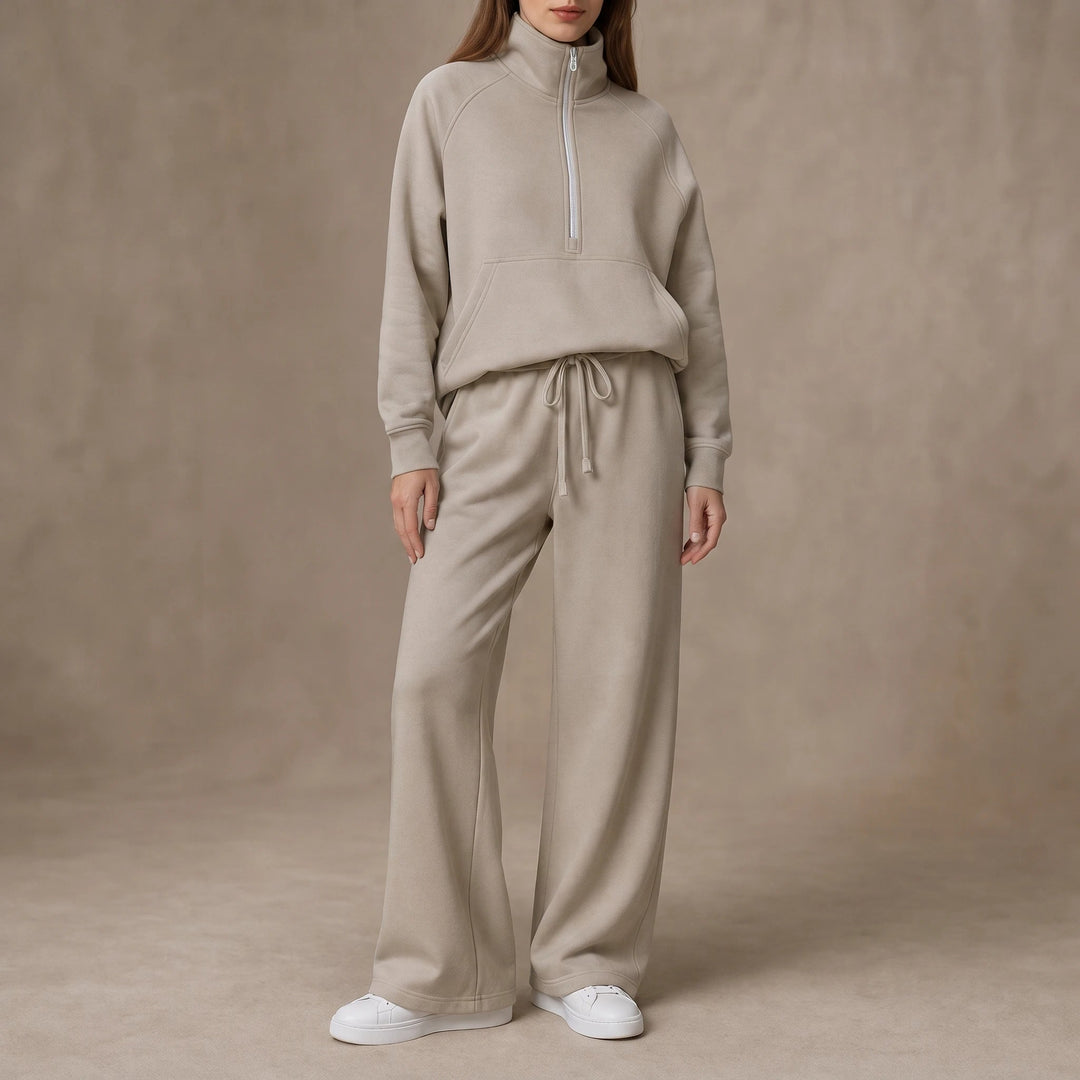 Dames Ribfluweel Oversized Set - Loungewear Comfort