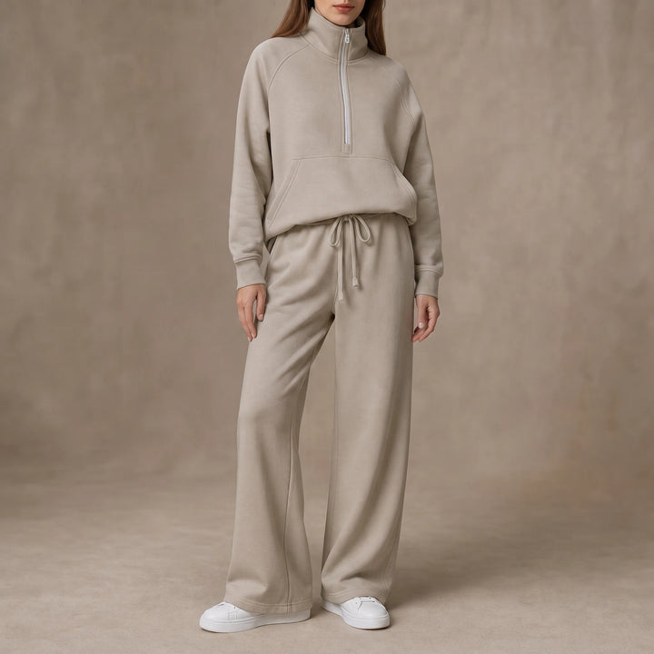 Dames Ribfluweel Oversized Set - Loungewear Comfort