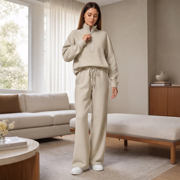 Dames Ribfluweel Oversized Set - Loungewear Comfort