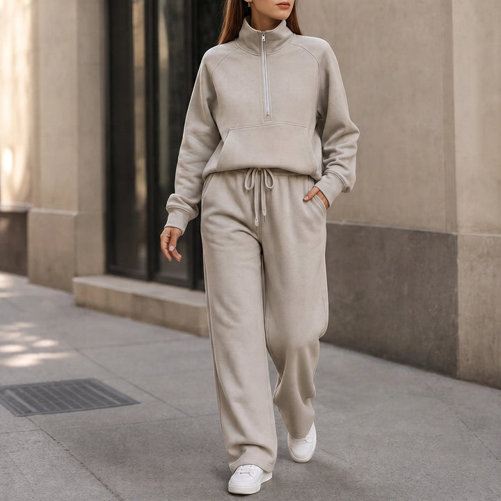 Dames Ribfluweel Oversized Set - Loungewear Comfort