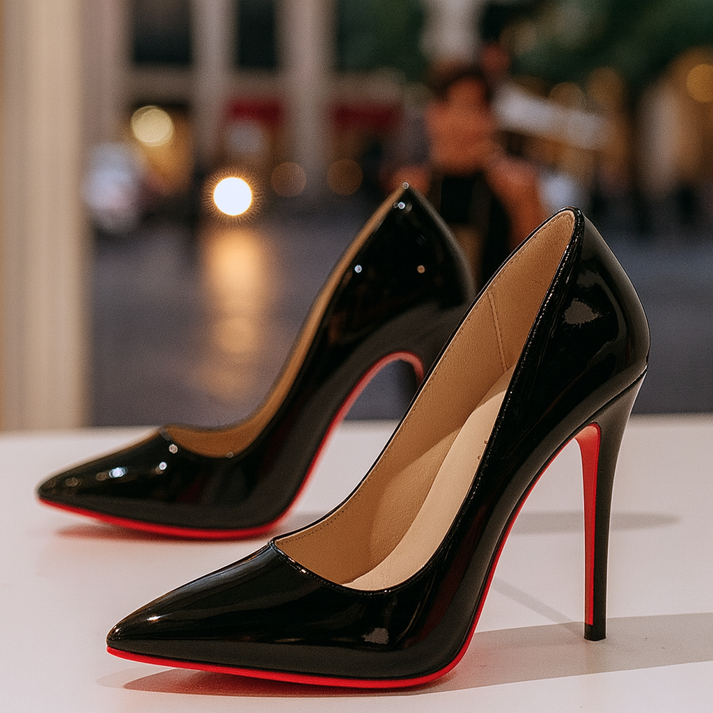 Dames Spitse Hakken in zwart, Elegante Klassieke Stijl