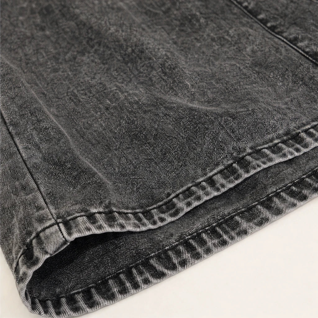 Dames Tiered Patchwork Wijde Jeans - Vloerlange Snit