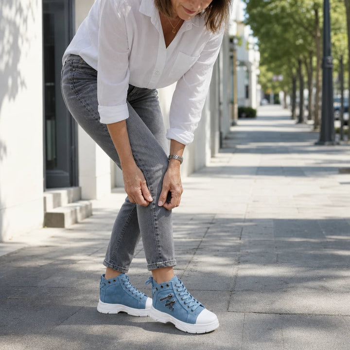Dames Vetersneaker Platformlaarzen - Casual Enkelhoog