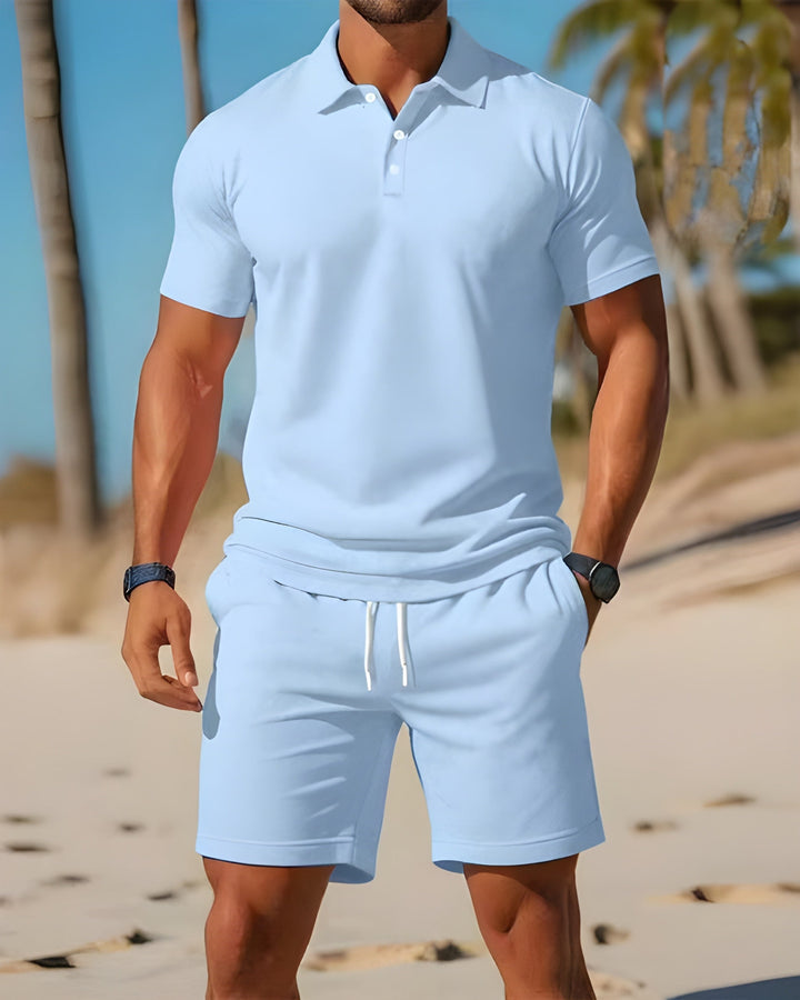 Heren Set | Polo Kraag | Korte Mouw | Zomer