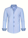 Heren Shirt | Lange Mouw | Knoopsluiting | Zomer