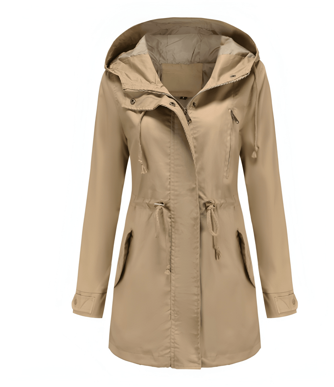 Damestrenchcoat met geruite voering en klassieke snit