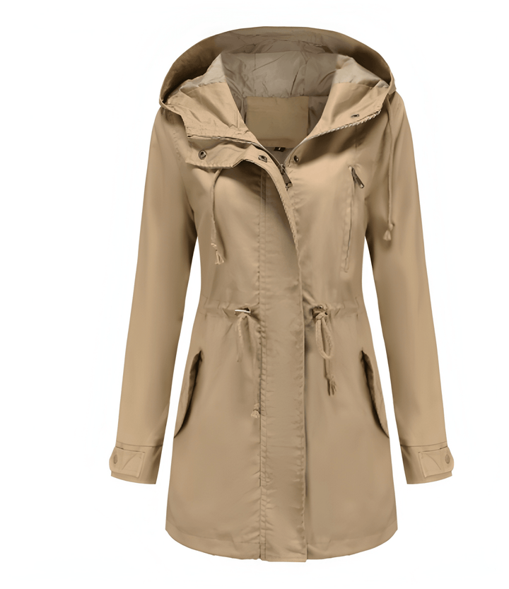 Damestrenchcoat met geruite voering en klassieke snit