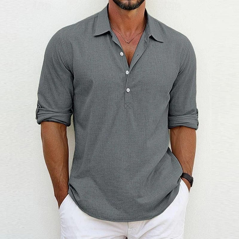 Heren Shirt | Relaxte Pasvorm | Luchtig | Zomer