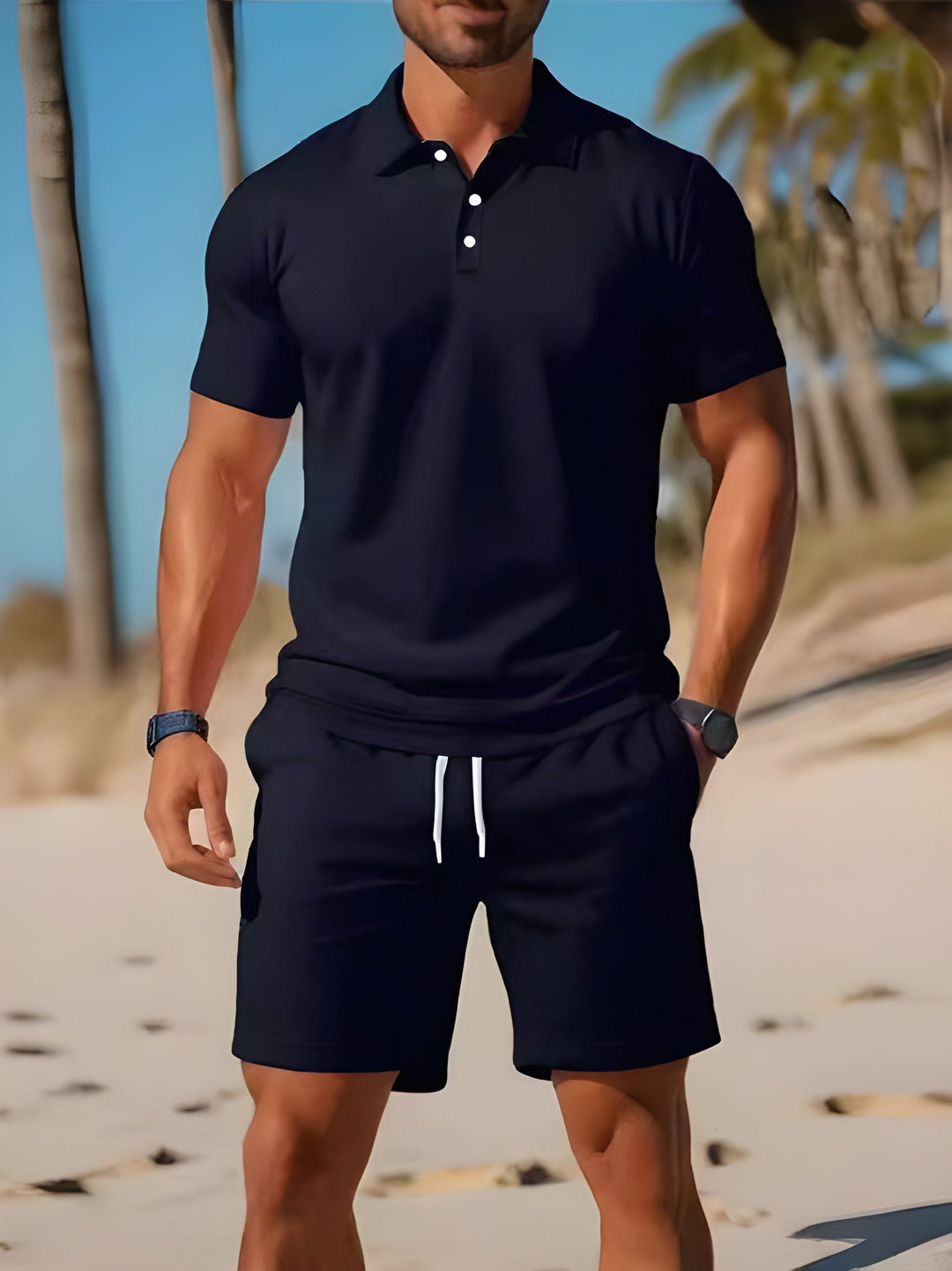 Heren Set | Polo Kraag | Korte Mouw | Zomer