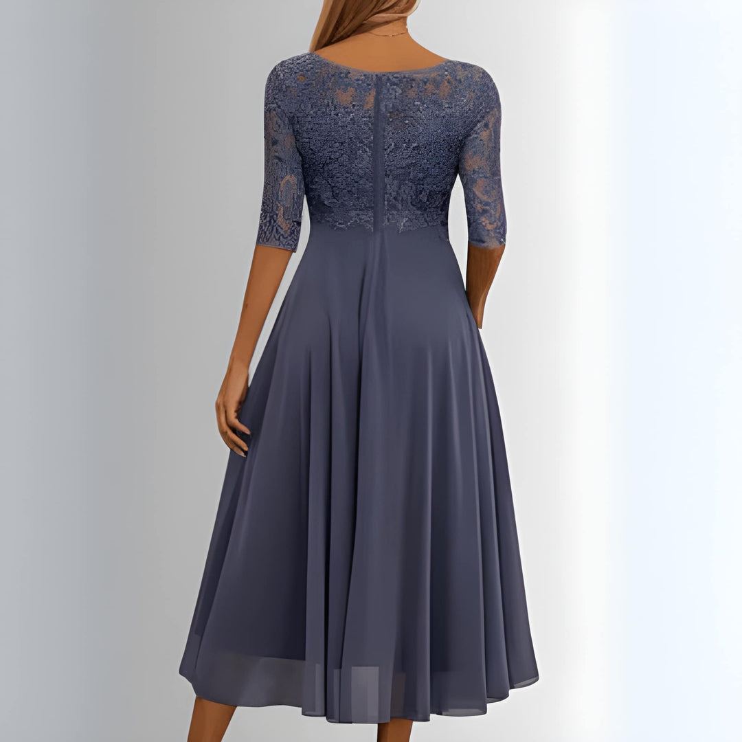 Dames Jurk | Kanten Top | Zwierige Maxi | Zomer