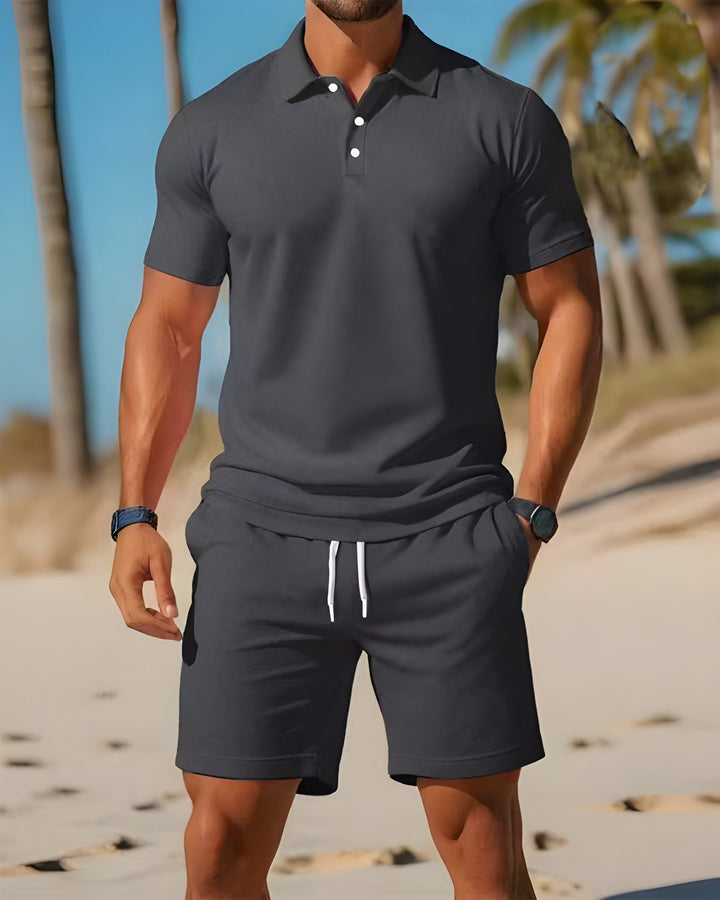 Heren Set | Polo Kraag | Korte Mouw | Zomer