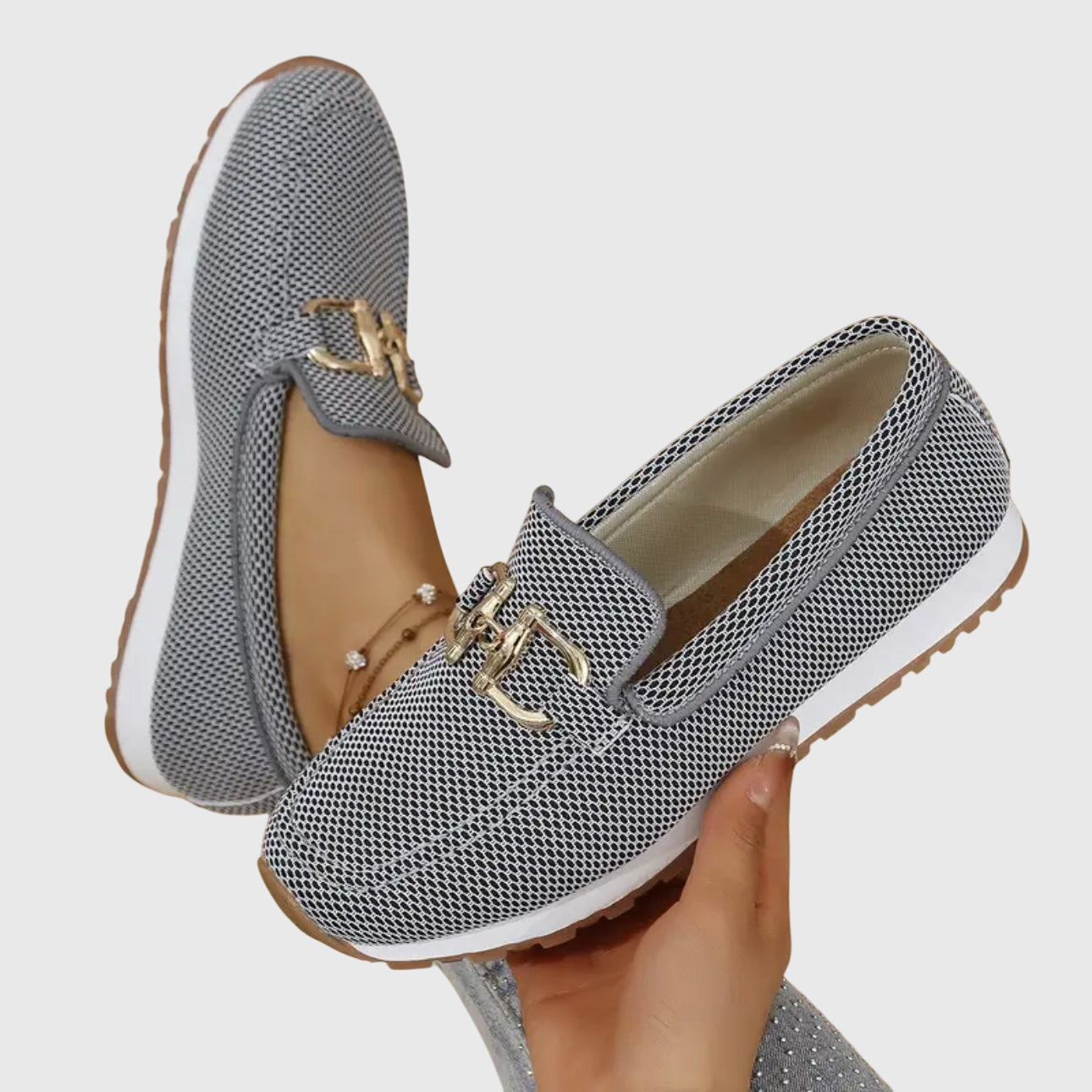 Dames Loafers | Gouden Bit Detail | Zomer