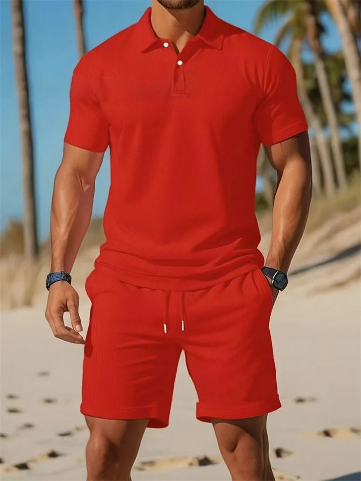 Heren Set | Polo Kraag | Korte Mouw | Zomer
