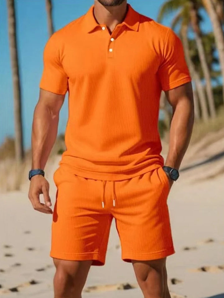 Heren Set | Polo Kraag | Korte Mouw | Zomer