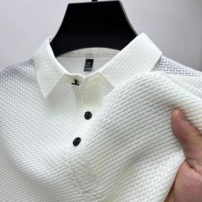 Heren Shirt | Textuur Design | Ontspannen | Zomer
