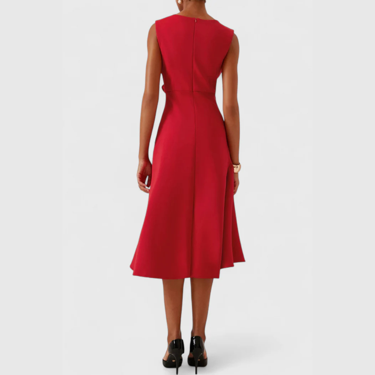 Dames Jurk | Mouwloos | Asymmetrisch | Zomer