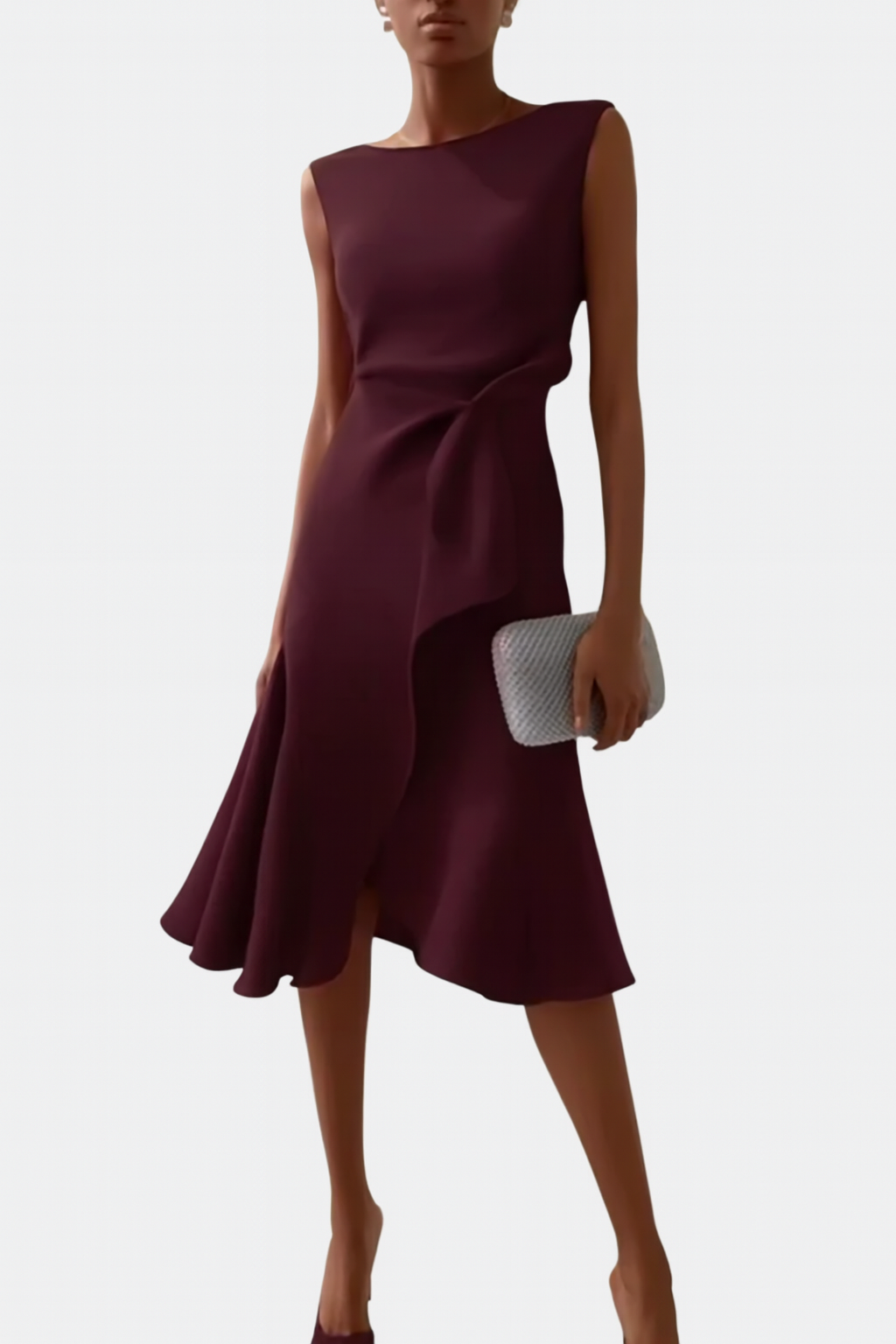 Dames Jurk | Mouwloos | Asymmetrisch | Zomer