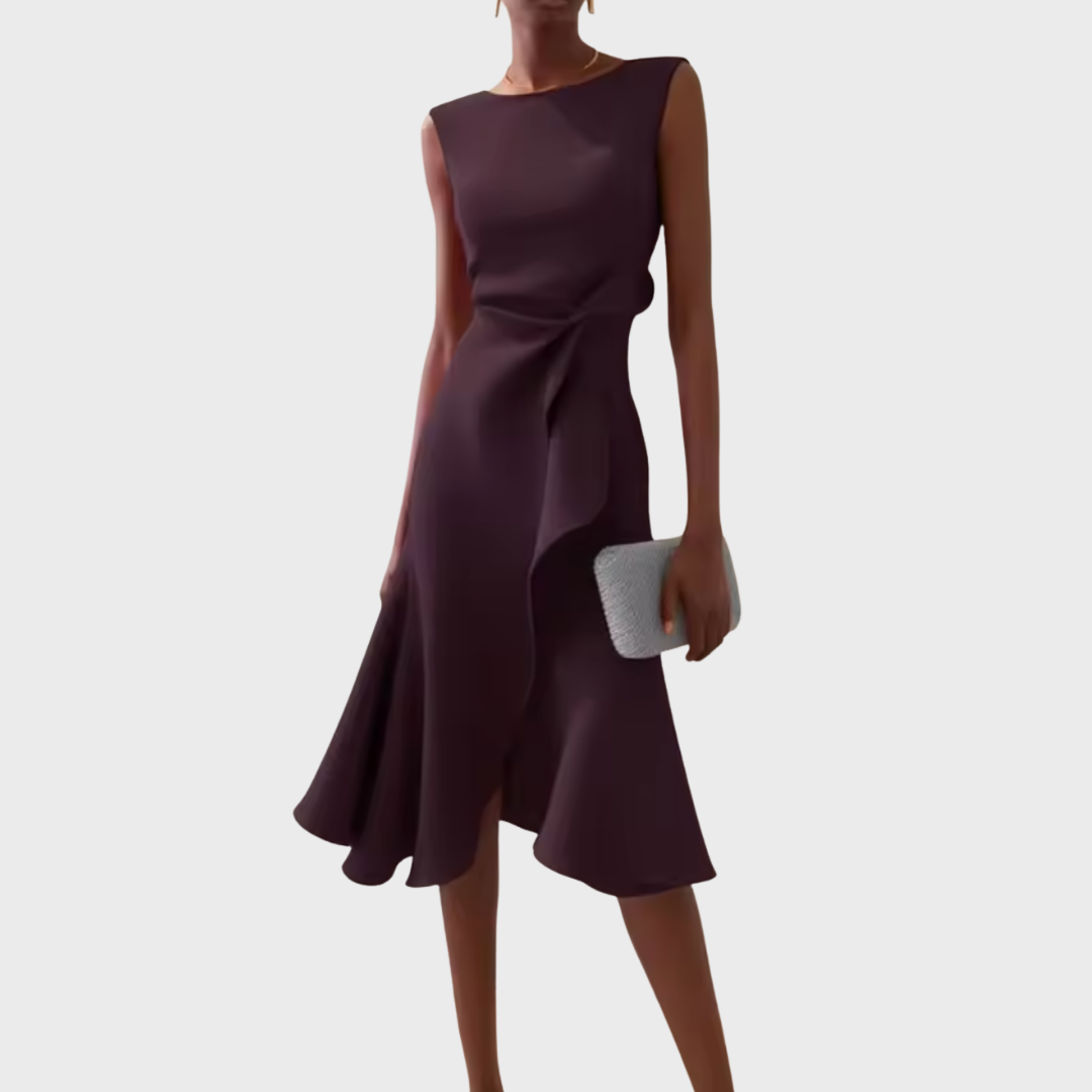 Dames Jurk | Mouwloos | Asymmetrisch | Zomer