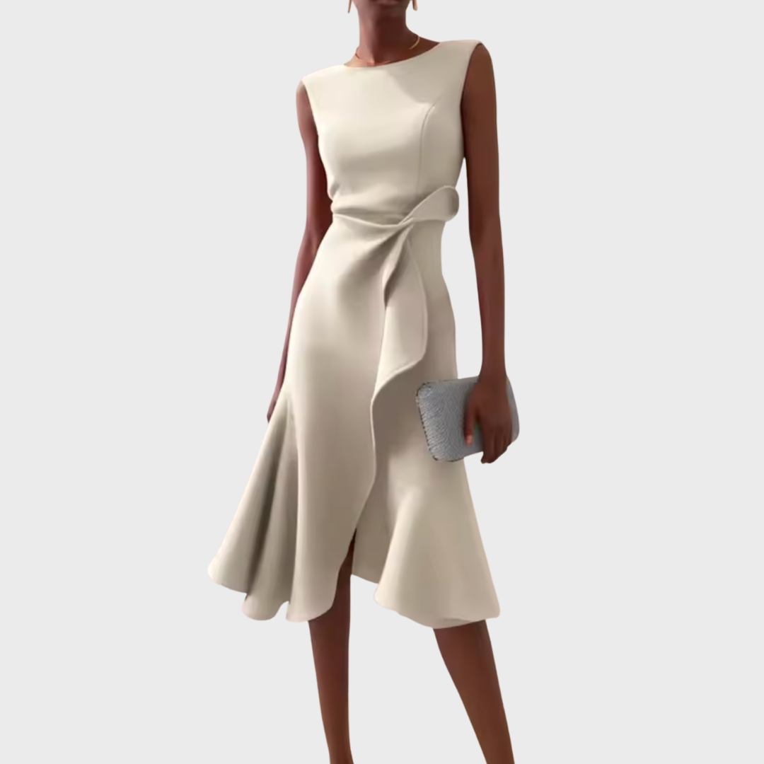 Dames Jurk | Mouwloos | Asymmetrisch | Zomer
